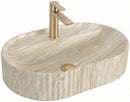 Opzetwastafel Rea Sami Gold/White