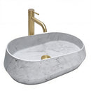 Opzetwastafel Rea Sami Gold/White