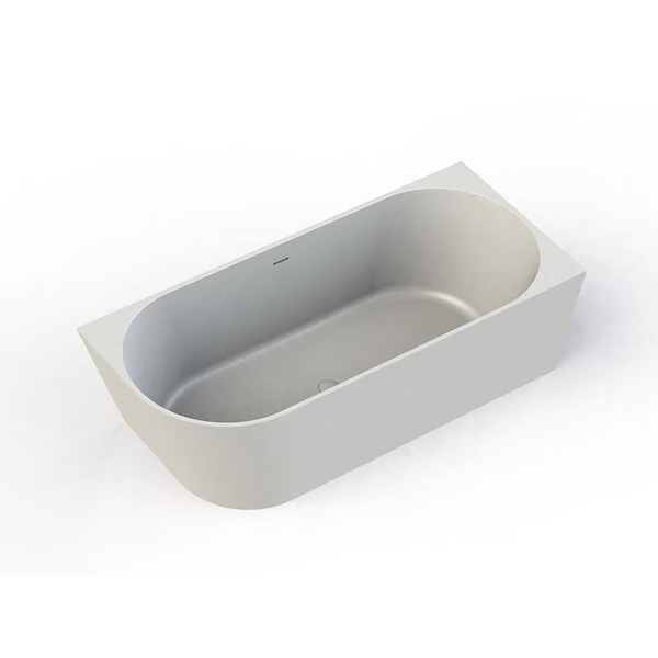 Ligbad Arcqua Pinto Back To Wall Hoekbad Glans Wit