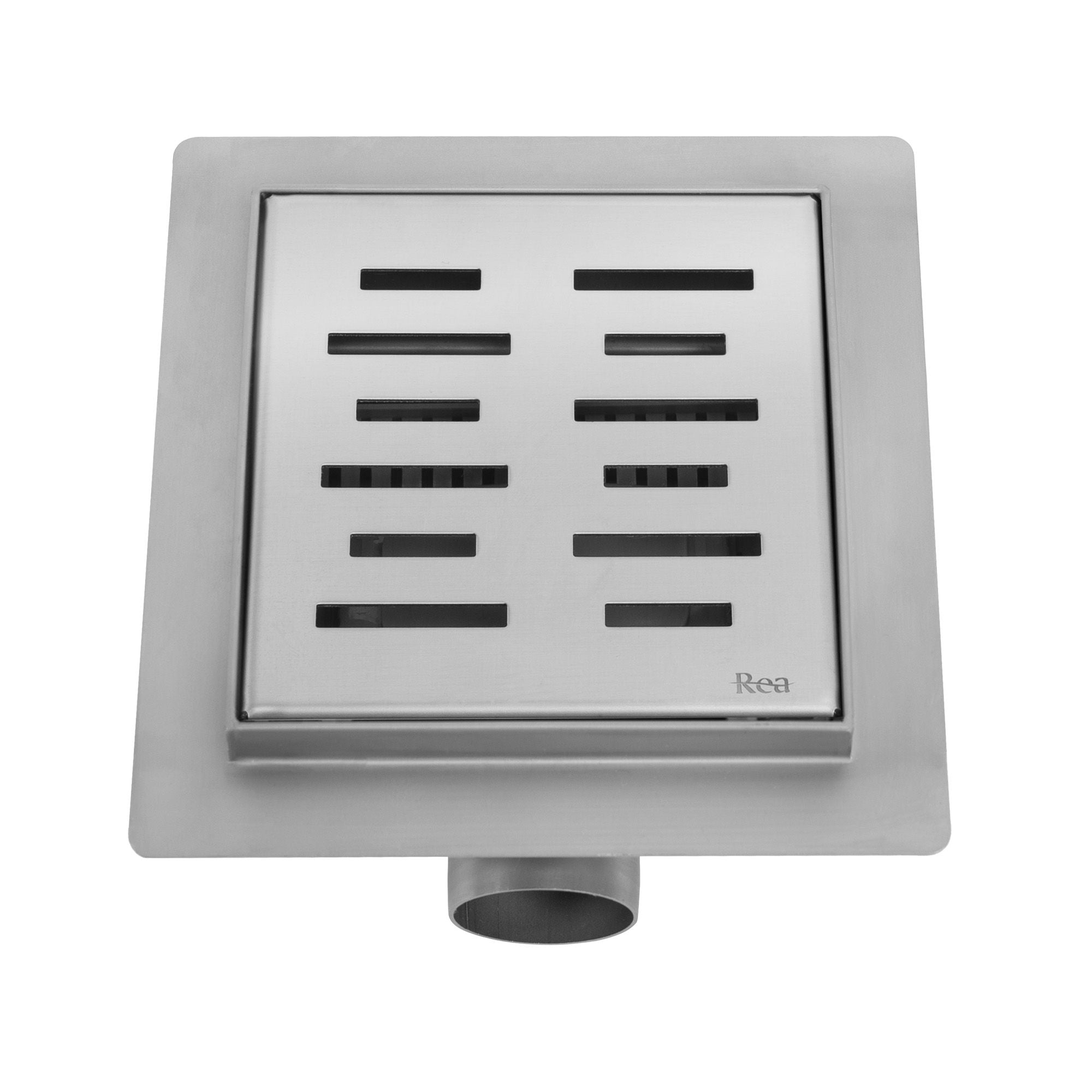 Lineaire afvoer REA Line Brush Steel 12x12