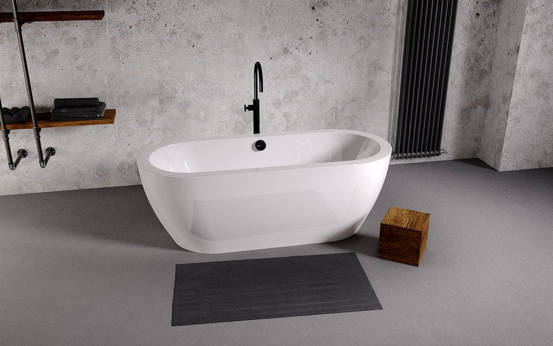 SAMIRA Vrijstaand Ligbad 173x78x59 Wit