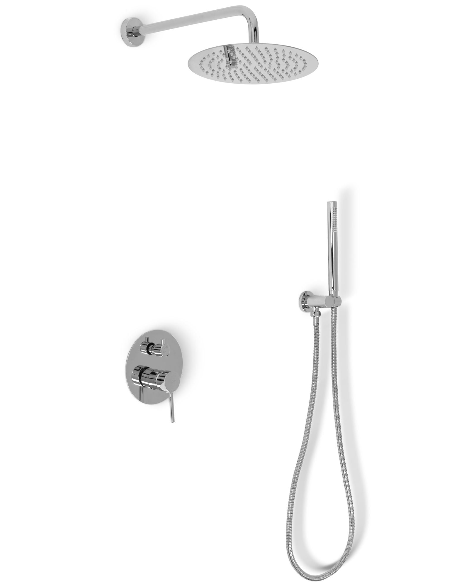 Inbouw Regendoucheset REA Lungo Chroom + Box