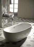 ZASU Fiberglas vrijstaand ligbad 180x81x58 wit