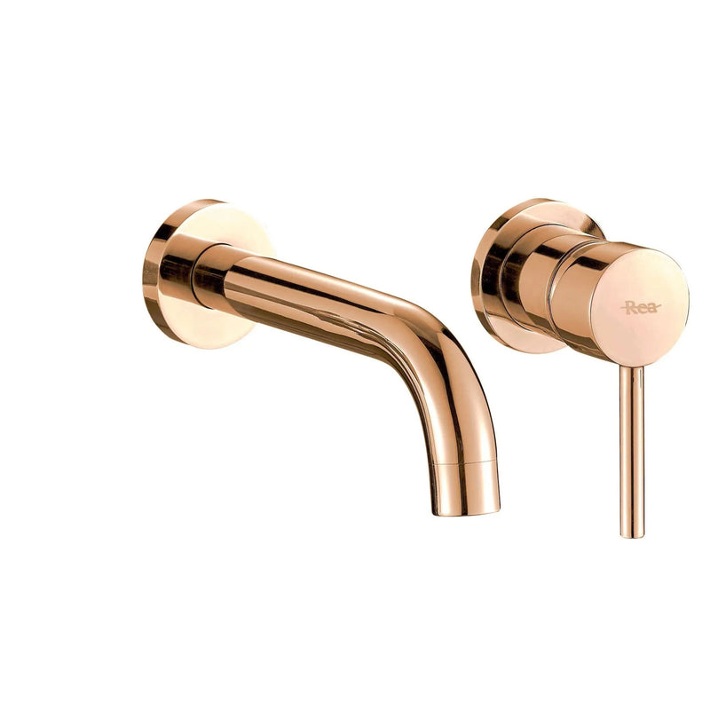 Inbouw wastafelkraan Rea Lungo Rose Gold + BOX