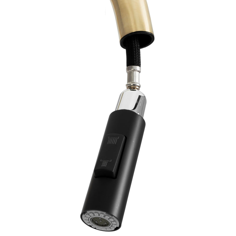 Keukenkraan Rea SOUL Black/Brush Gold - View 6