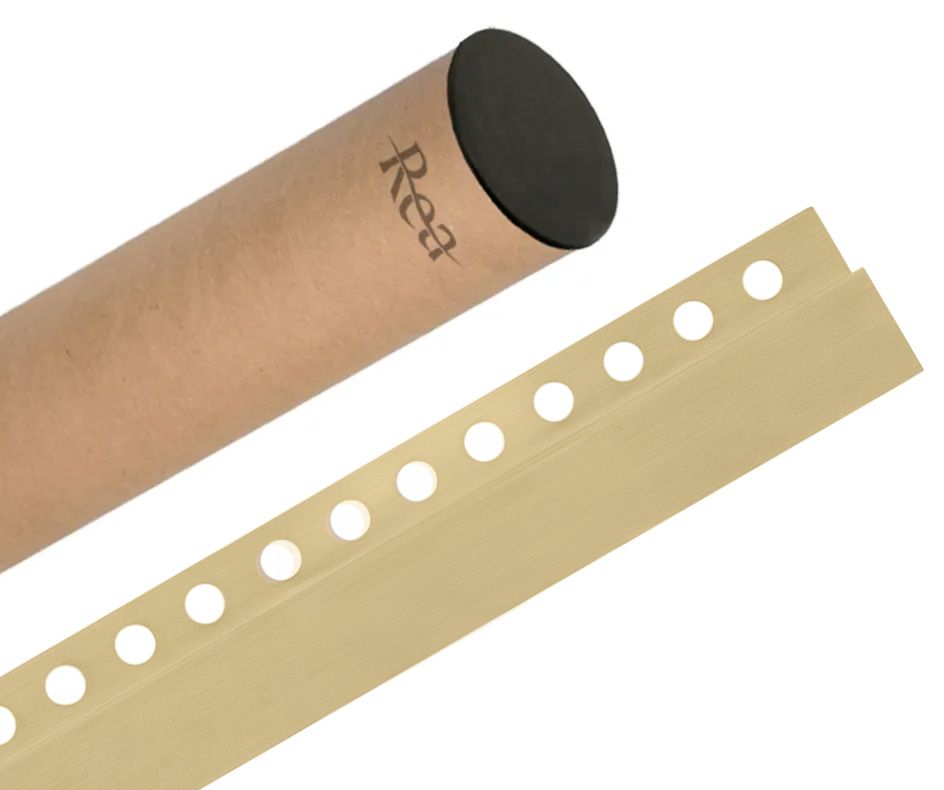 Douchebak profiel 130cm Brush Gold
