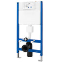 Een frame voor een set inbouw toiletpotten met een F Light Gold knop - View 5