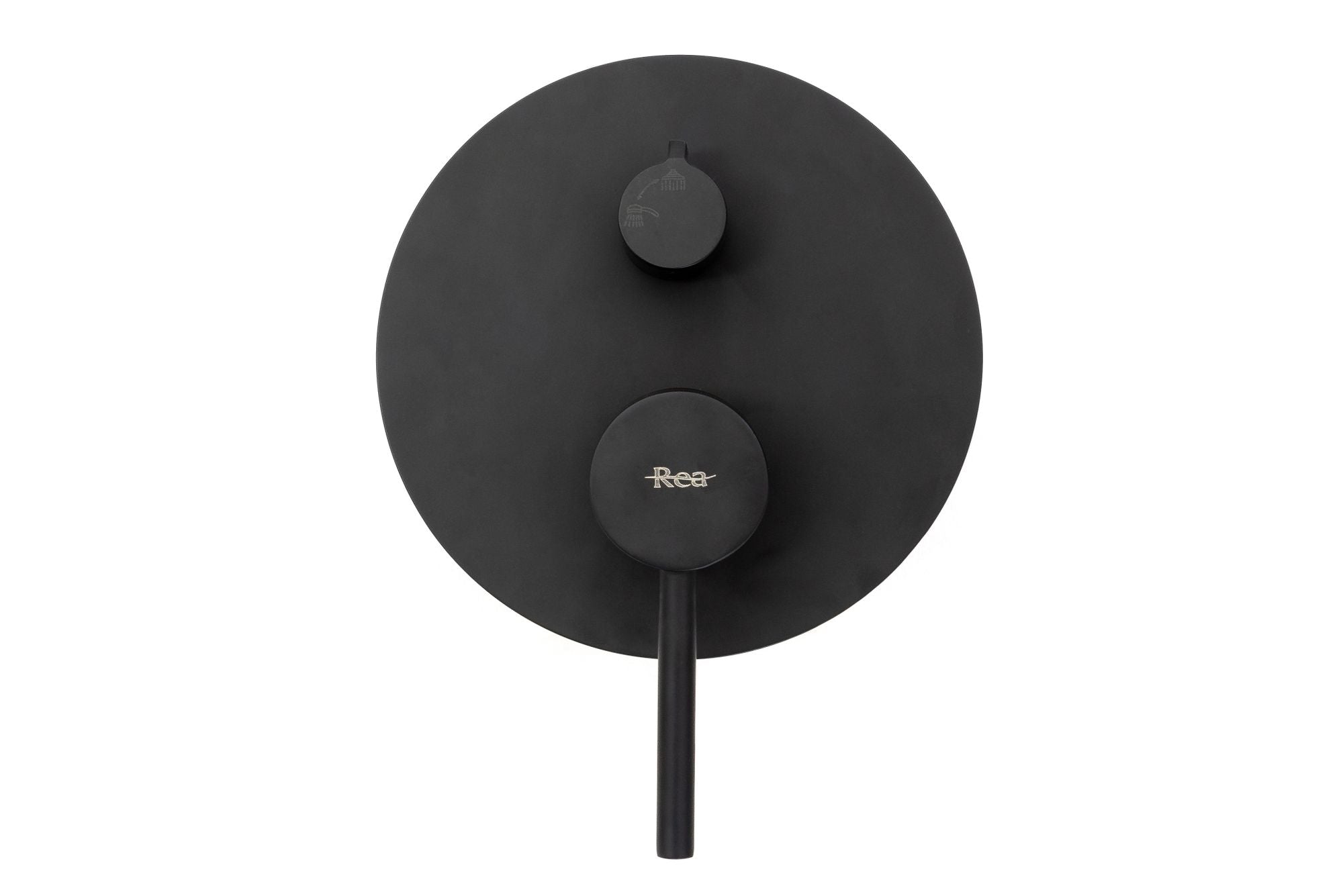 Inbouw Regendoucheset REA Lungo Mat Zwart + Box