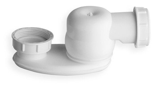 Bad sifon 6/4", hoogte 42mm, wit