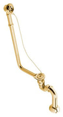 Charleston Nostalgische bad afvoerset, externe montage inclusief Sifon Goud