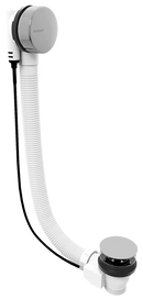 Polysan Badafvoer 800mm Met Draaiknop Chroom Plug 72mm