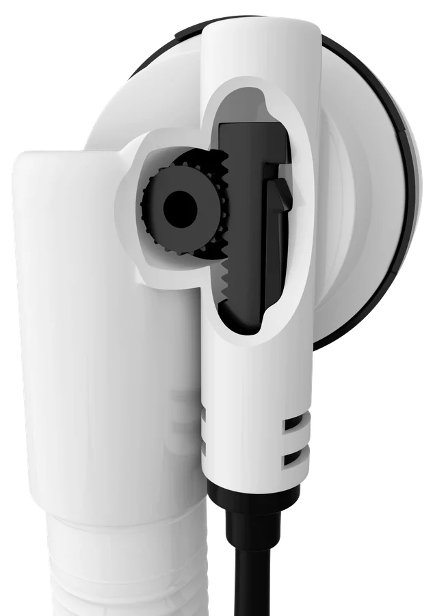 Polysan Badafvoer 800mm Met Draaiknop Chroom Plug 72mm