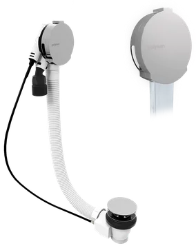 Polysan Badafvoer Met Vulcombinatie Chroom Plug 72mm