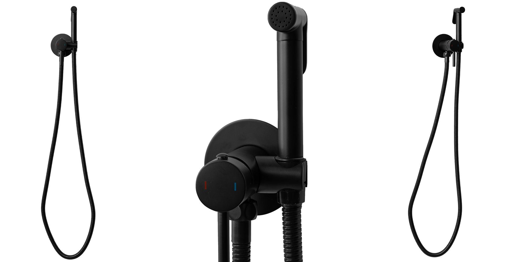 Inbouw Bidetmengkraan Rea Lungo Loop Black