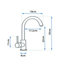 Wastafelkraan Rea Talisa Gold High - View 9