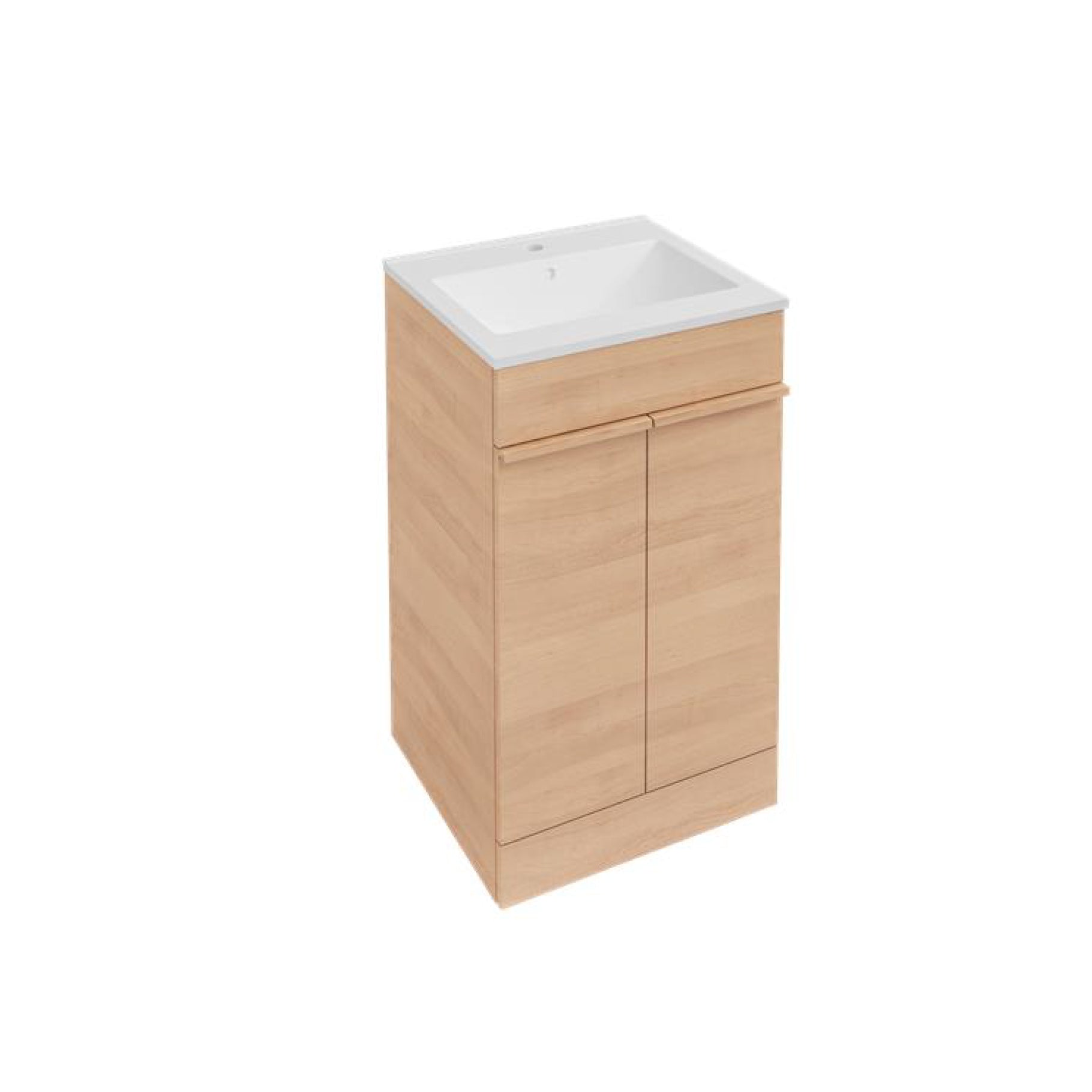 Eastbrook Ravensbourne Staand Badmeubel 50x46 Cm Met Deuren Licht Eiken