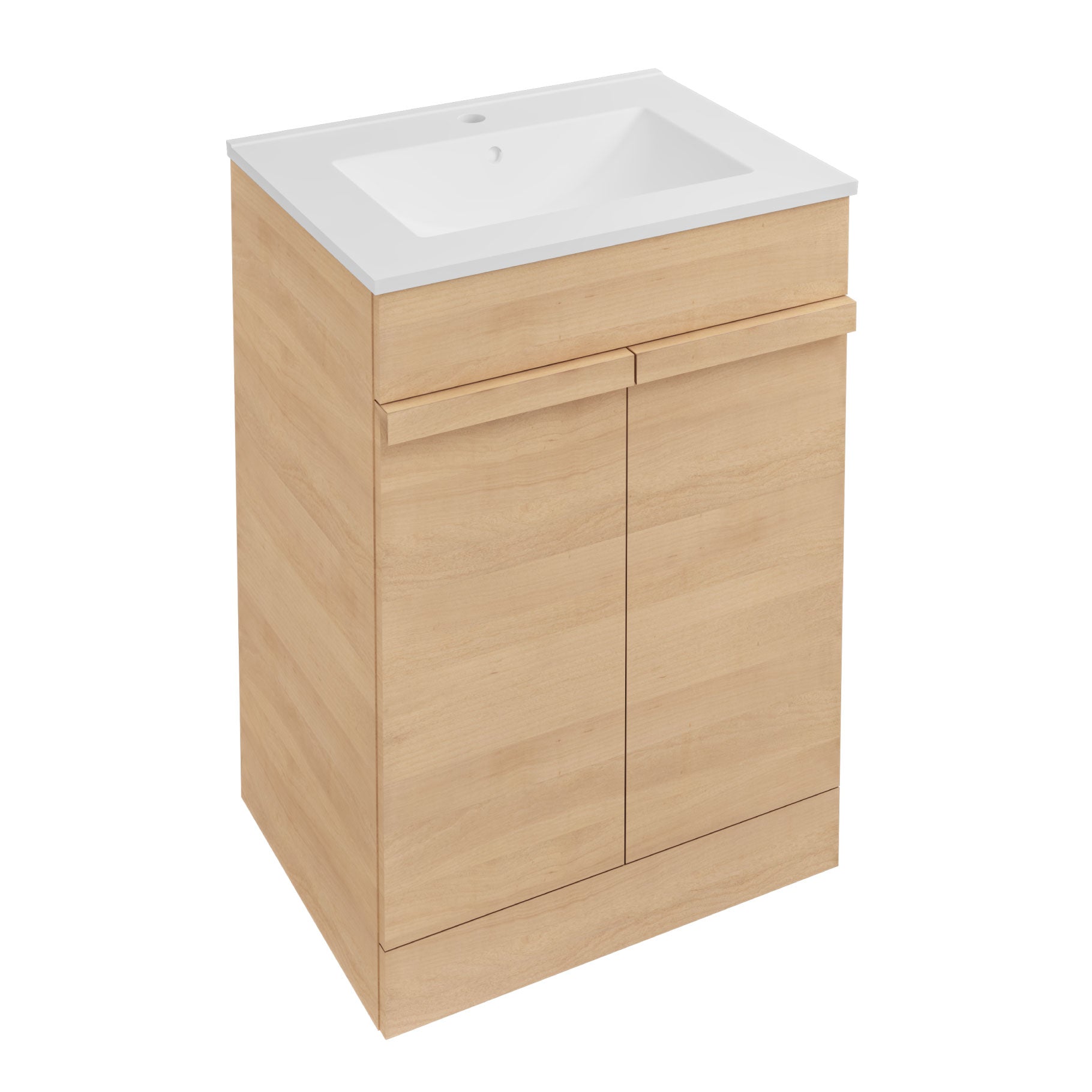 Eastbrook Kydbrook Staand Badmeubel 60x46 Cm Met Deuren Licht Eiken