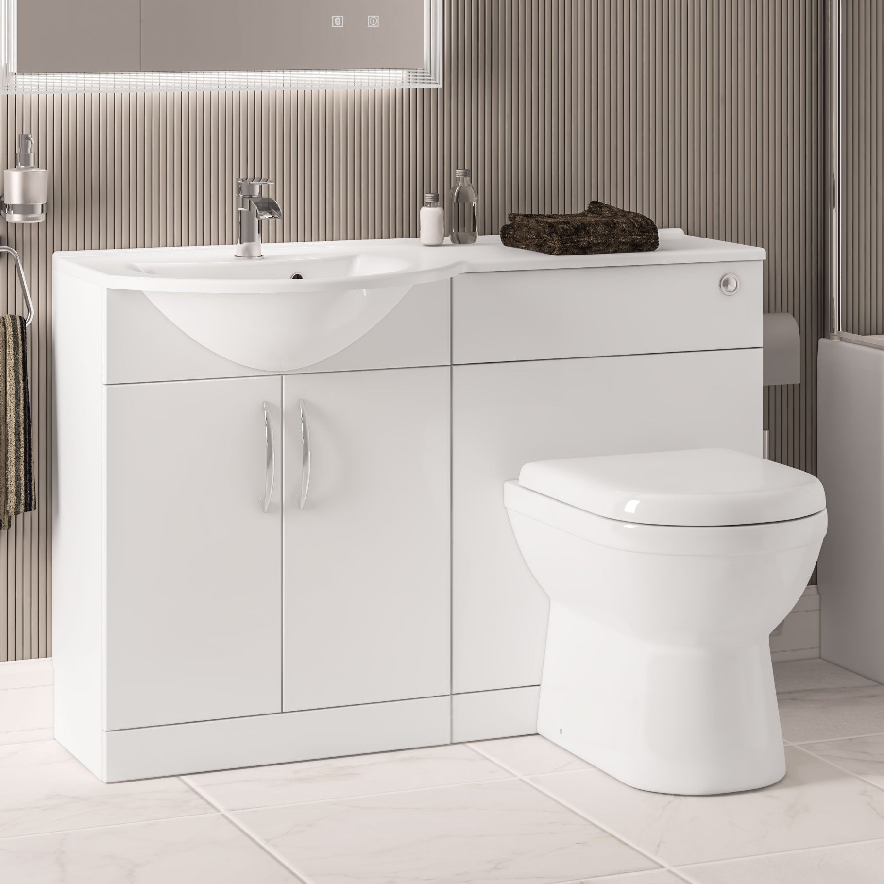 Eastbrook Lyegrove Staand Badmeubel 60x46 Cm Wit