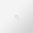 Flexia zaagbare douchebak Cast Marble 120×120 cm Vierkant Wit