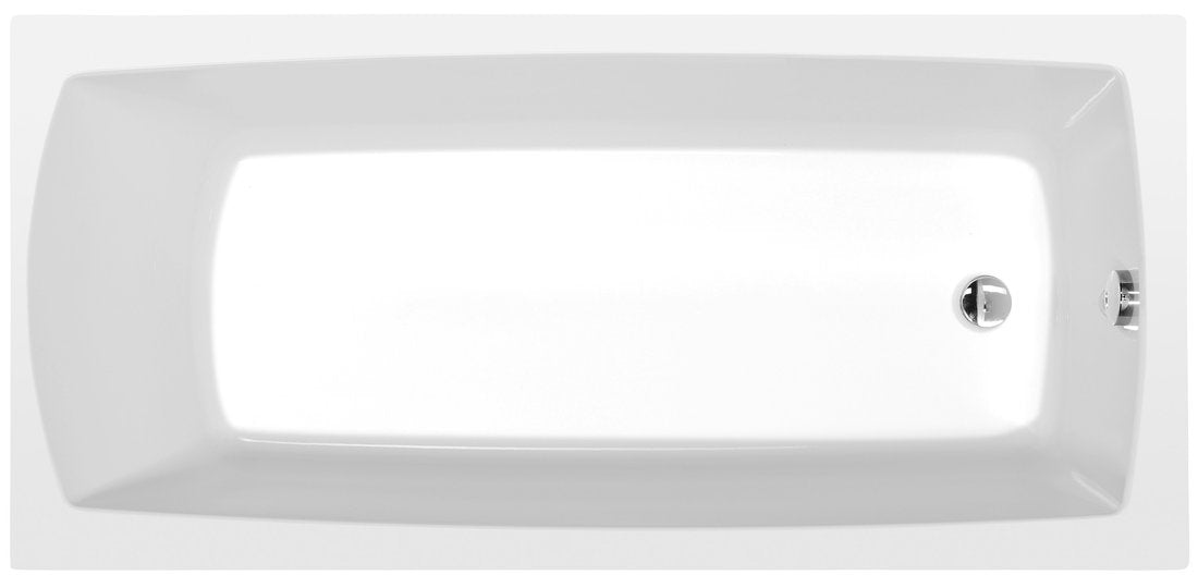 Polysan Lily Rechthoekig Ligbad 150x70 cm Wit afbeelding 1