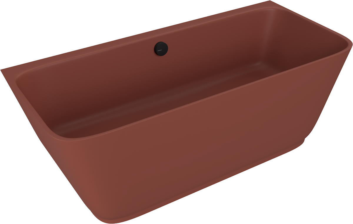 Skylla Back To Wall Bad Cast Marble 169 x 75 x 60 cm Bruin