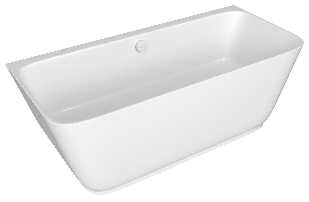 Skylla Back To Wall Bad Cast Marble 169 x 75 x 60 cm Wit