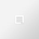 Flexia zaagbare douchebak Cast Marble 80×80 cm Vierkant Wit