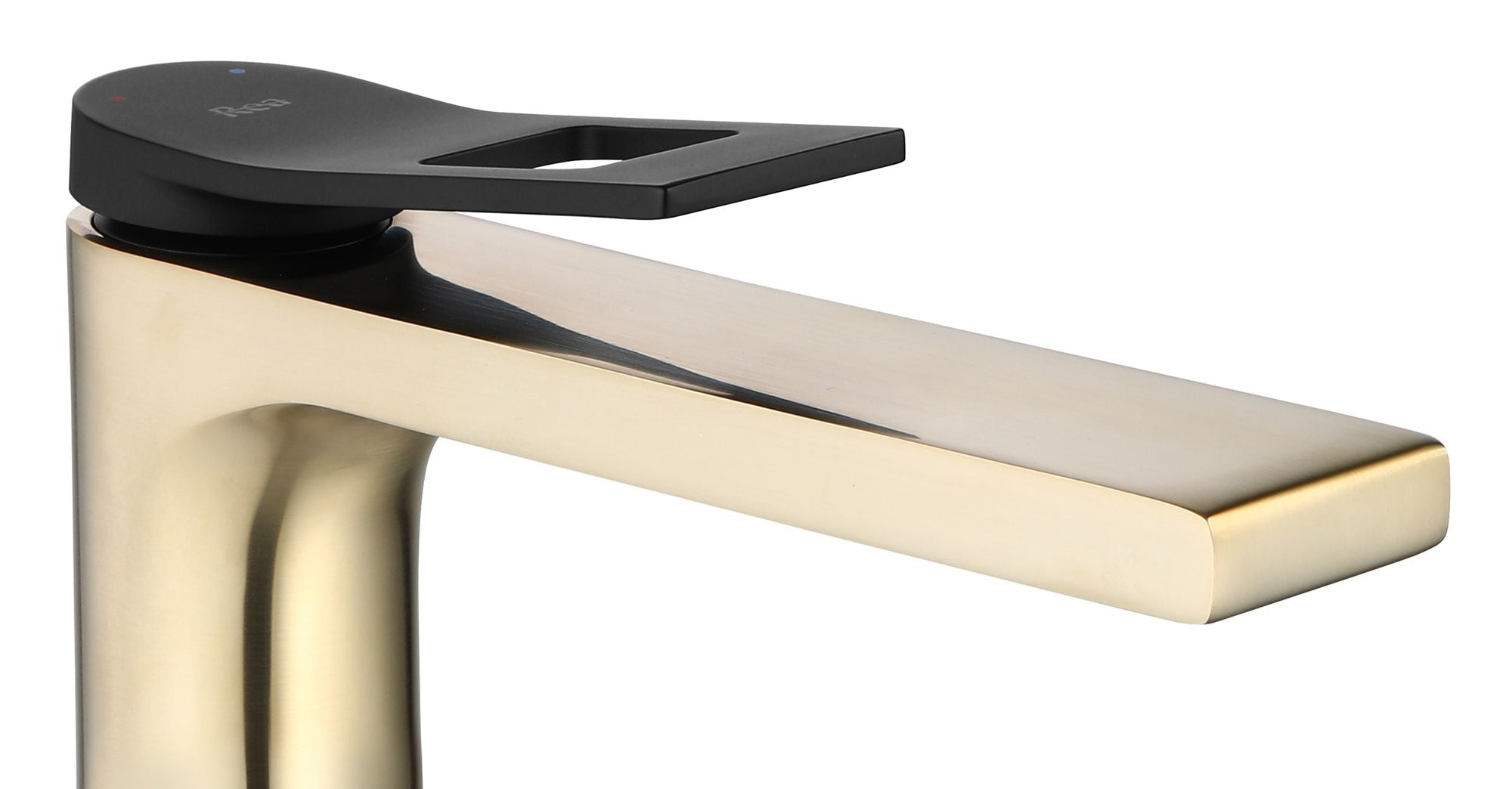 Wastafelkraan Rea Soul Black/Gold Brush High