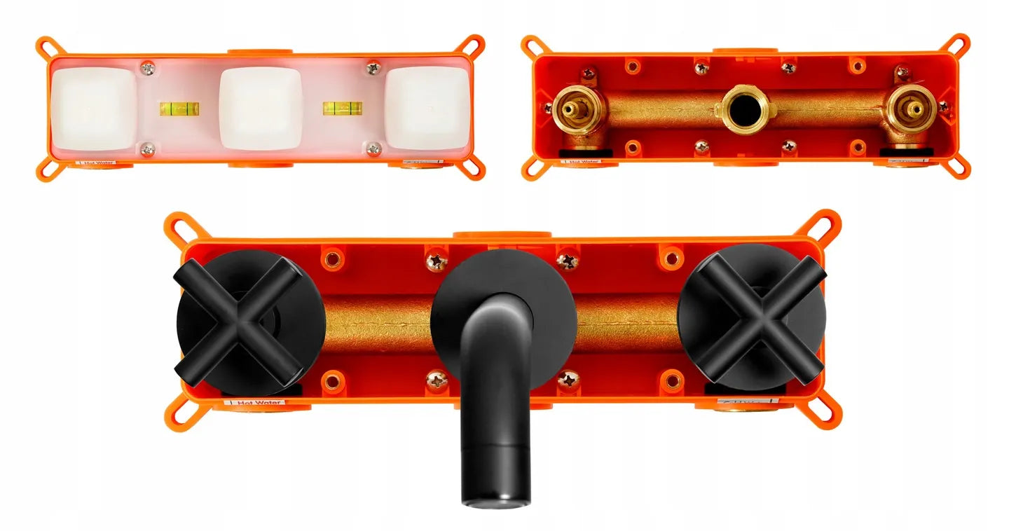 Inbouw wastafelkraan REA EXIT Black