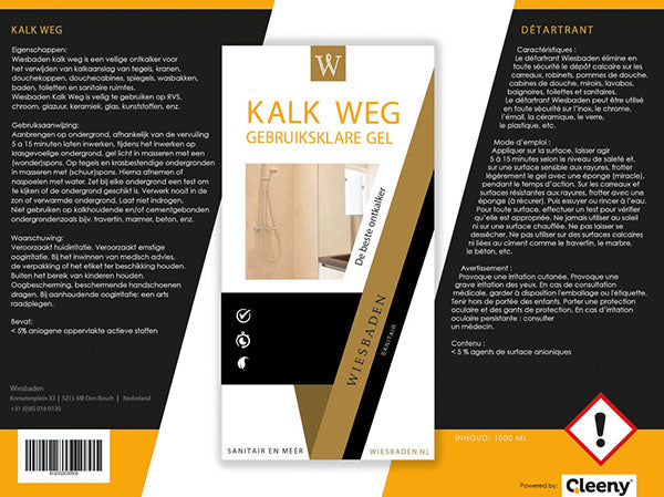 Kalk weg Gel 1000ml