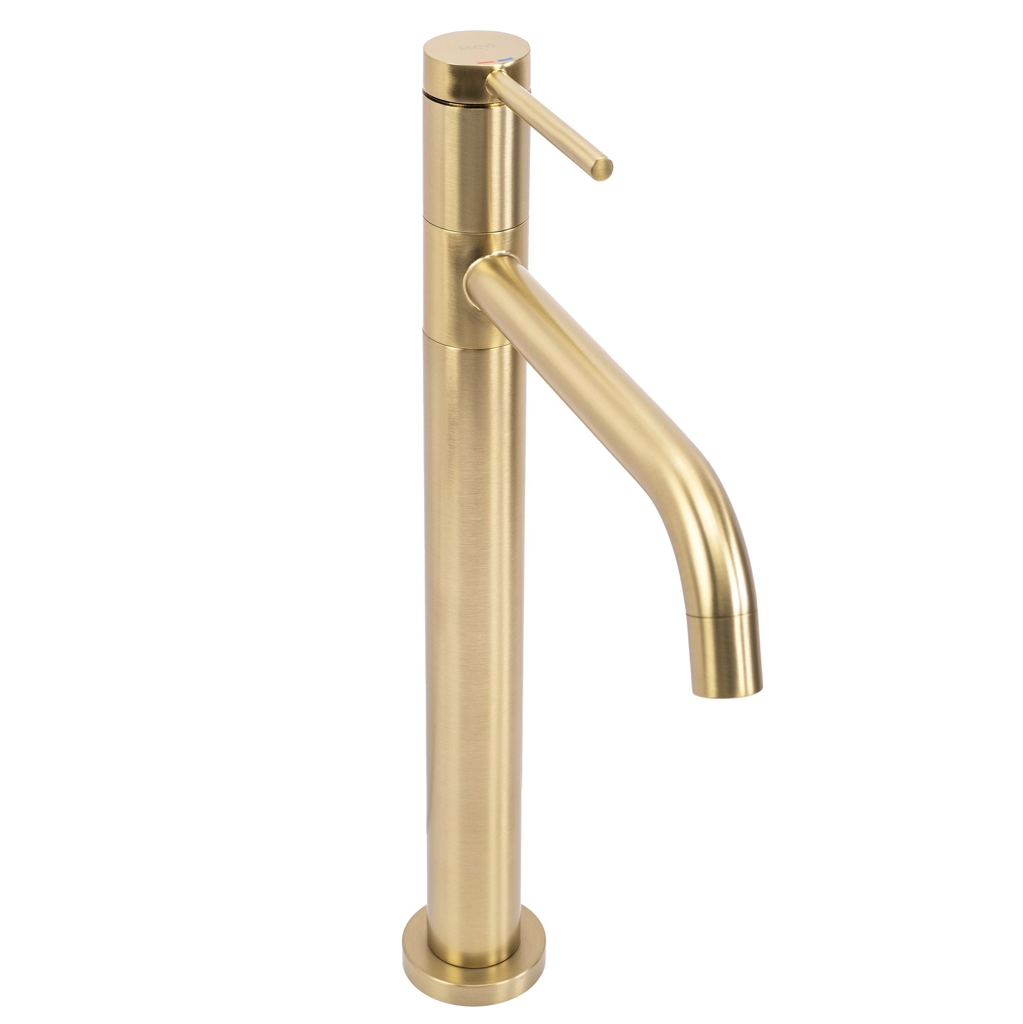 Wastafelkraan Rea Lugano Gold Brush High