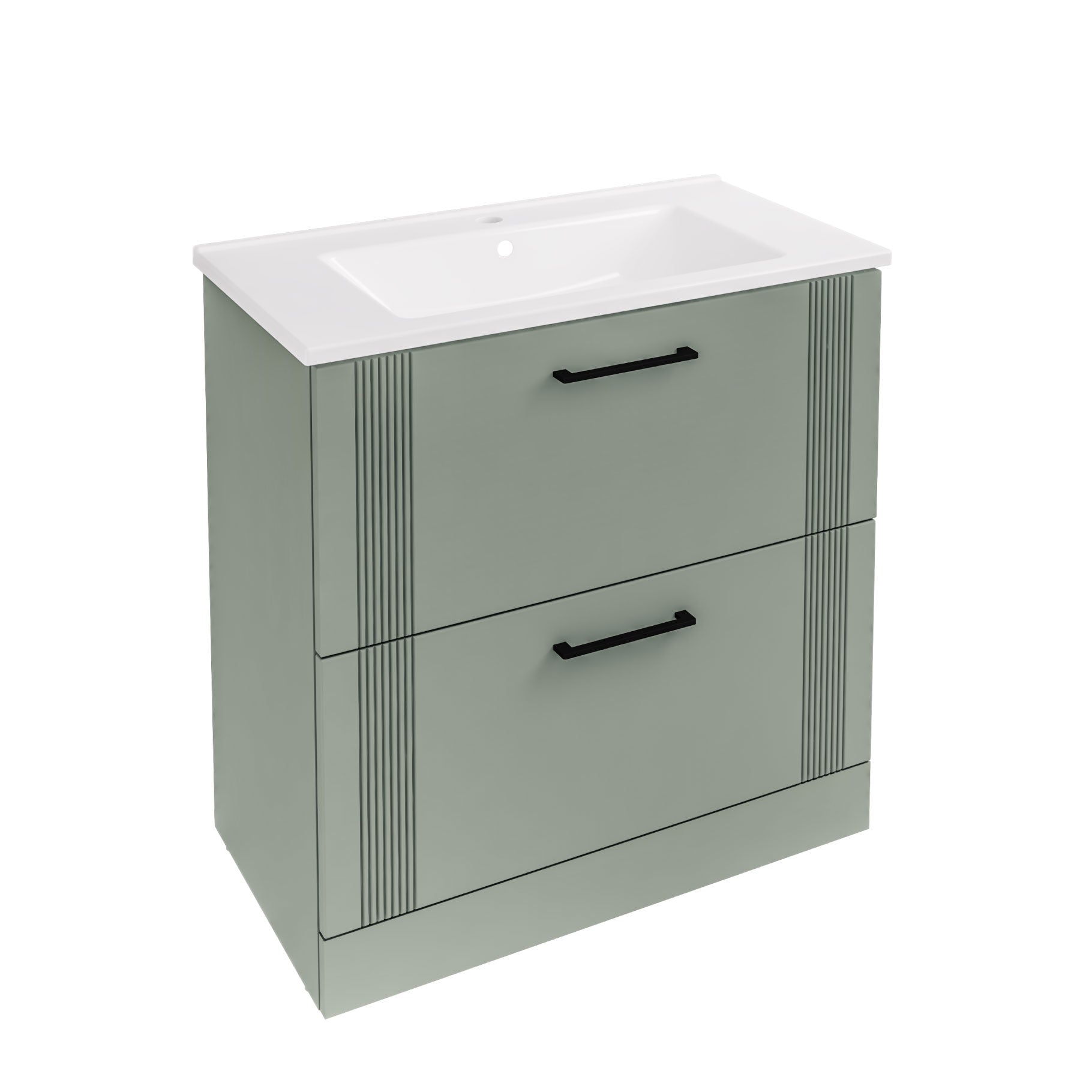 Eastbrook Cranham Staand Badmeubel 80x46 Cm Saliegroen