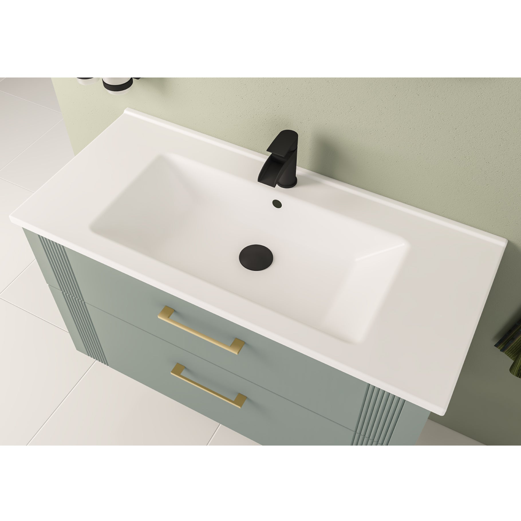 Eastbrook Cranham Wastafel 100x46 Cm Keramiek Wit