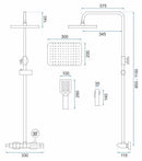 Doucheset REA ROB Chrom met thermostaat - View 10