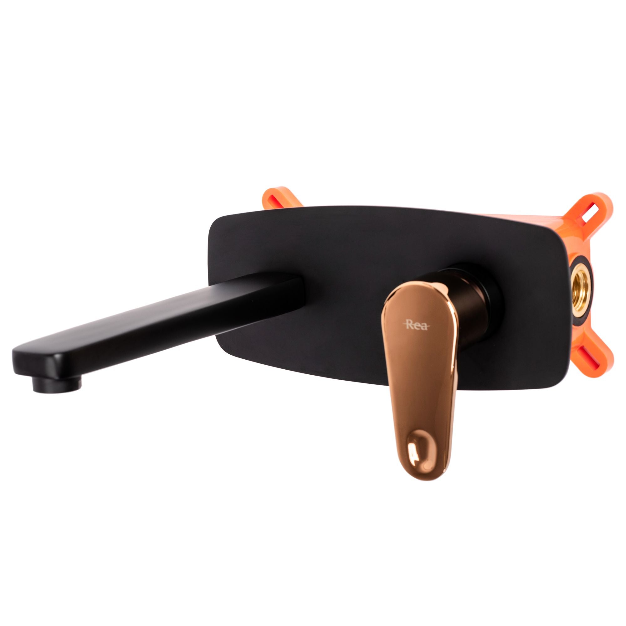 Inbouw wastafelkraan Rea MILD BLACK/ROSE GOLD + BOX