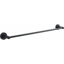 Wieszak łazienkowy na ręczniki jednoramienny czarny mat MIST 01 - View 2