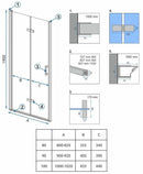 Douchedeur Rea Molier Chrom 90 - View 5