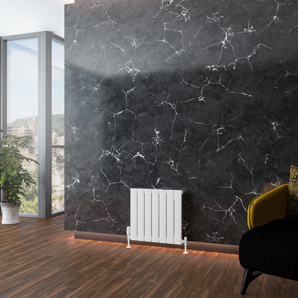 Eastbrook Addington Aluminium Radiator 500 x 514 mm Type 10 - Glans Wit