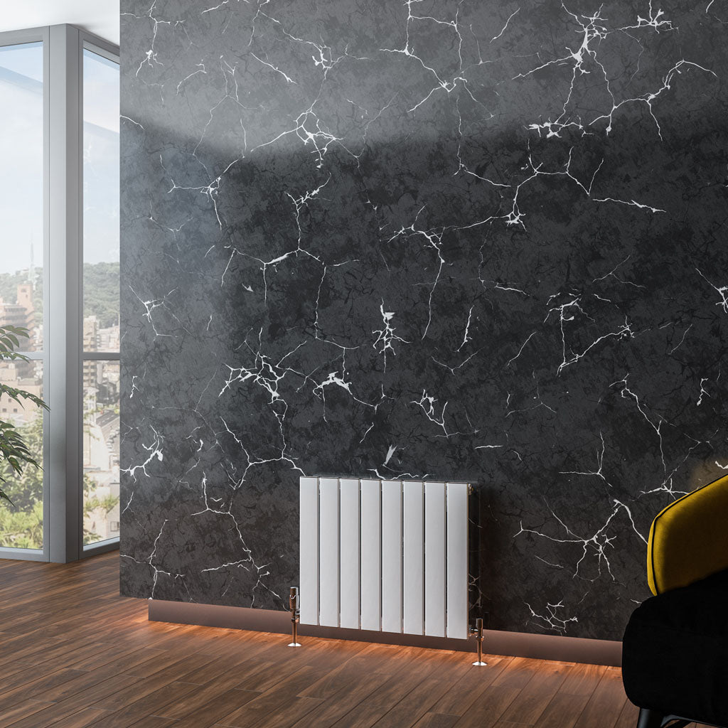 Eastbrook Addington Aluminium Radiator 500 x 588 mm Type 10 - Glans Wit