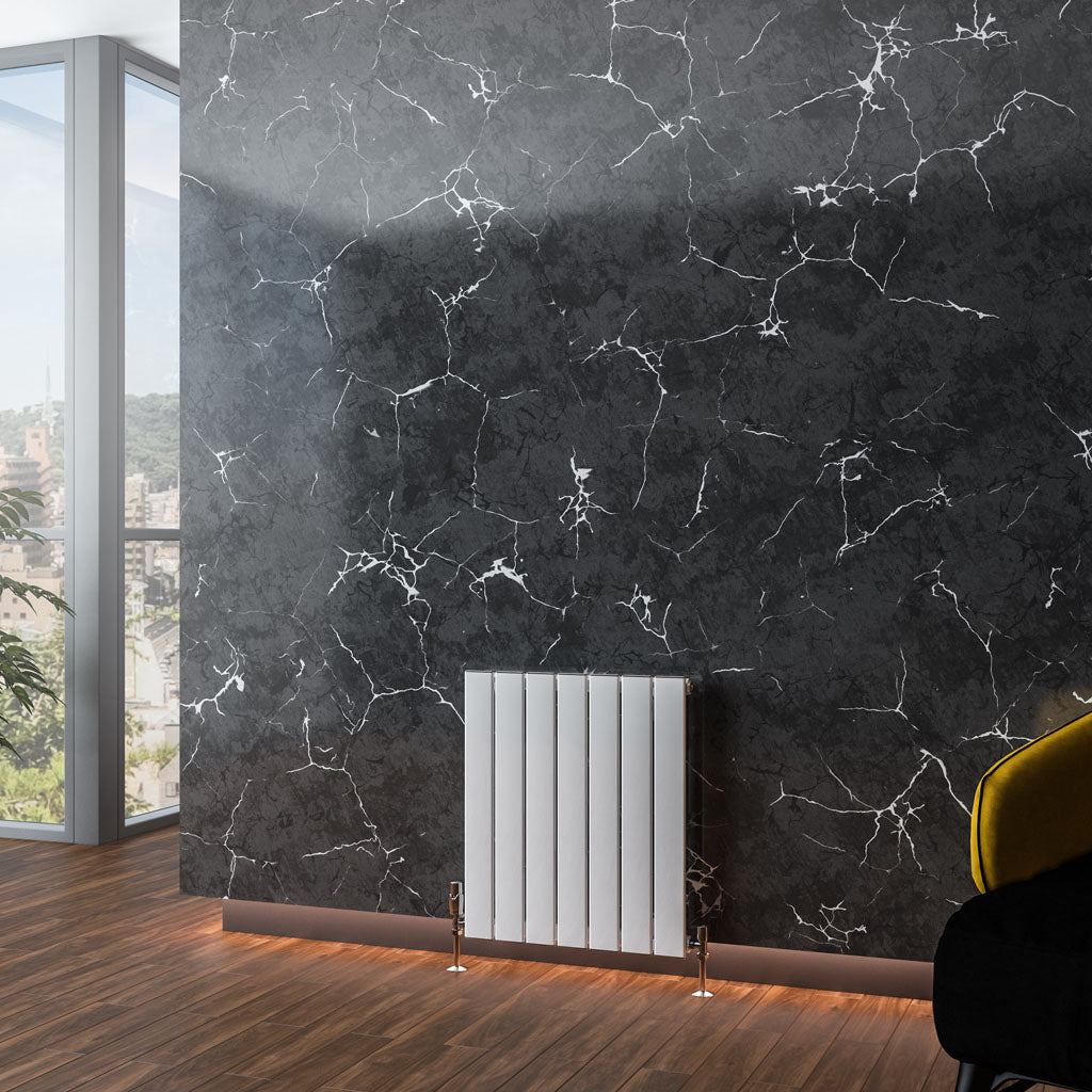 Eastbrook Addington Aluminium Radiator 600 x 514 mm Type 10 - Glans Wit