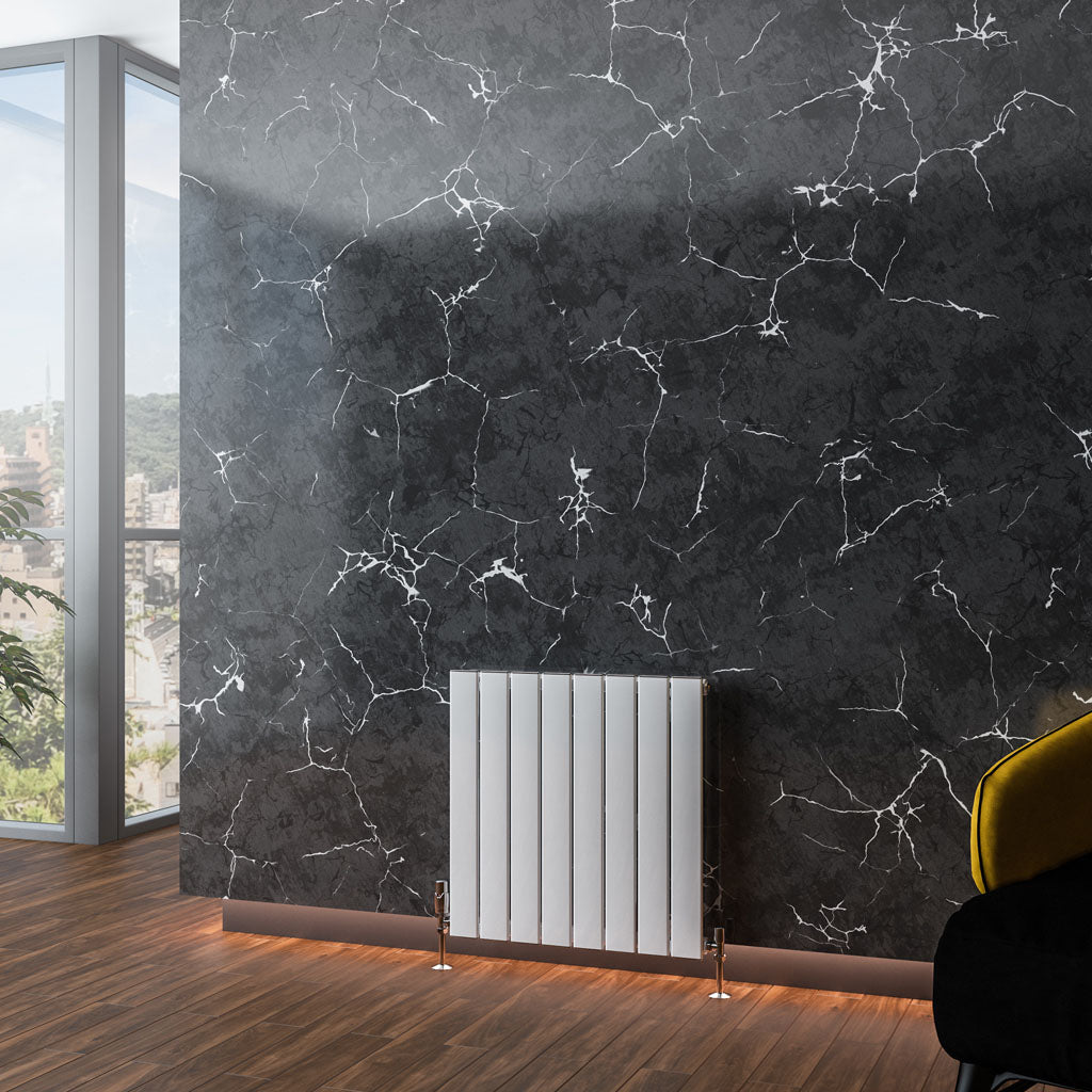 Eastbrook Addington Aluminium Radiator 600 x 588 mm Type 10 - Glans Wit