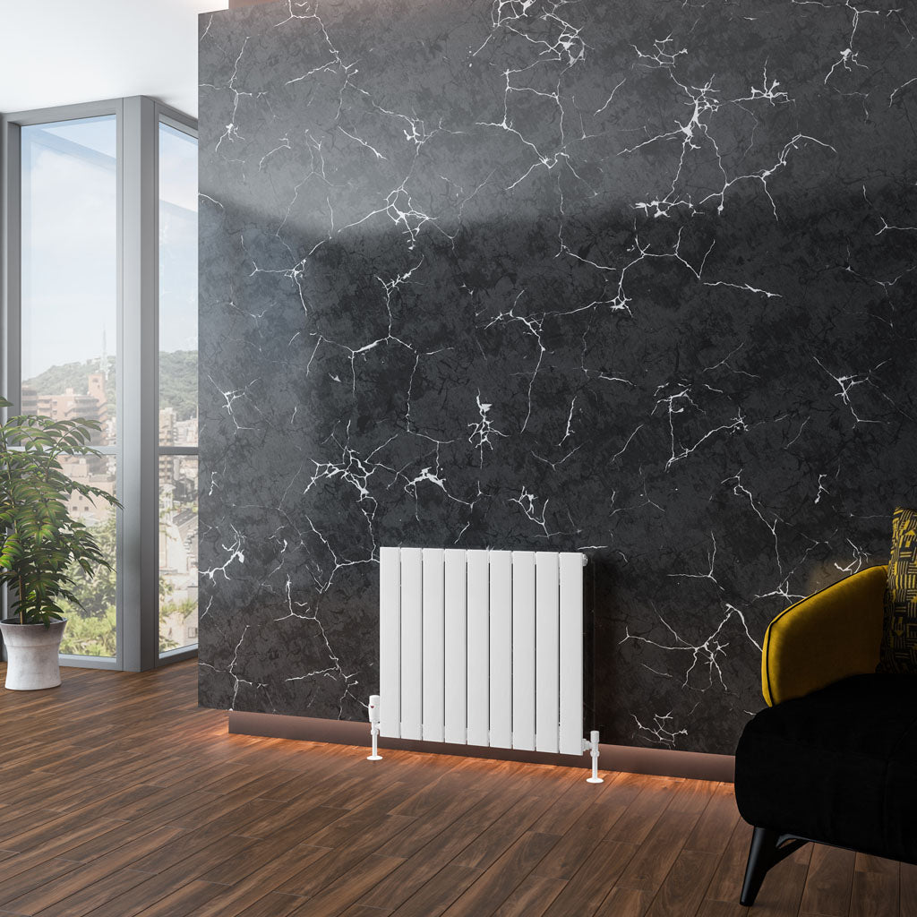 Eastbrook Addington Aluminium Radiator 600 x 662 mm Type 10 - Glans Wit