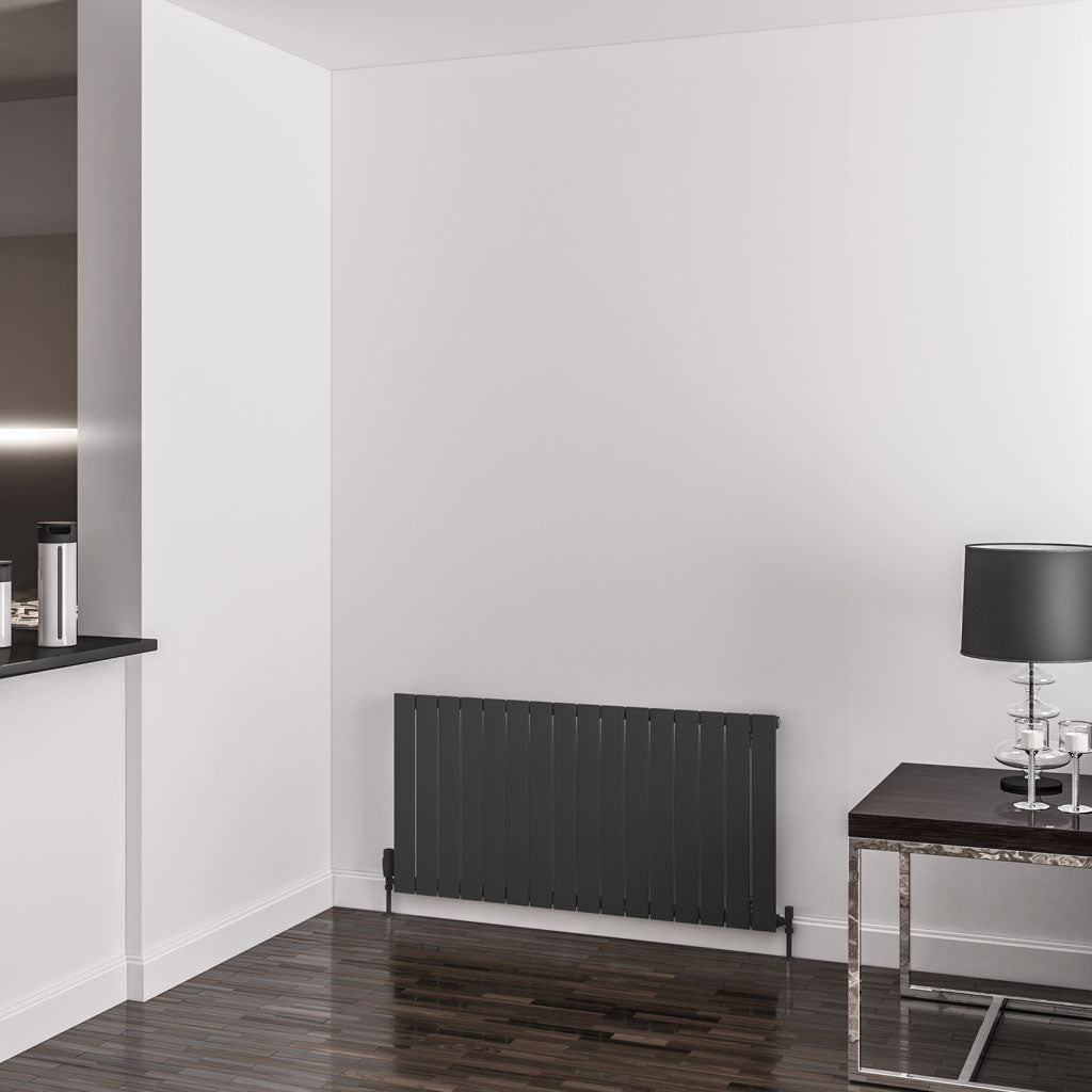 Eastbrook Addington Aluminium Radiator 600 x 1180 mm Type 10 - Mat Antraciet
