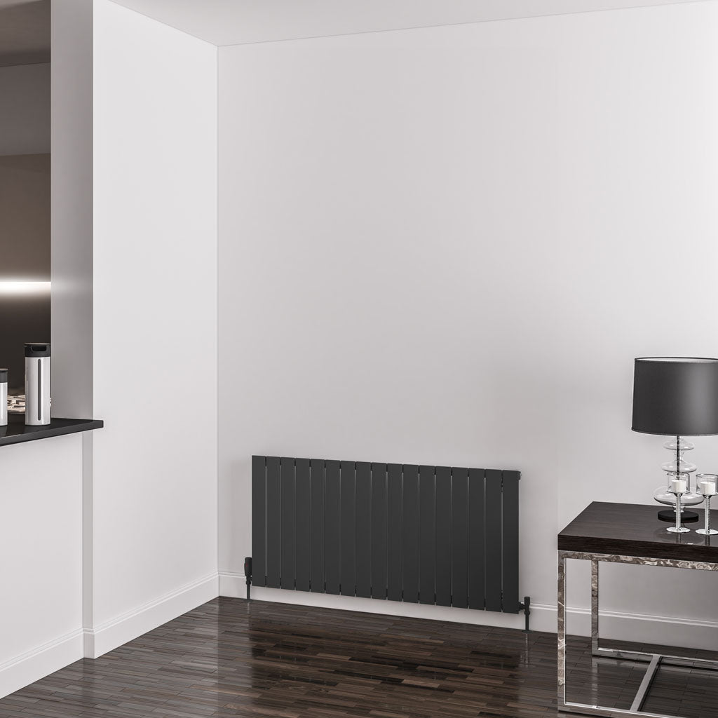 Eastbrook Addington Aluminium Radiator 600 x 1254 mm Type 10 - Mat Antraciet