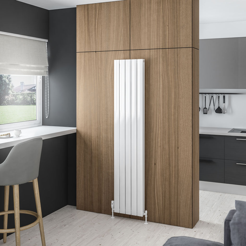 Eastbrook Addington Aluminium Radiator 1800 x 366 mm Type 20 - Glans Wit
