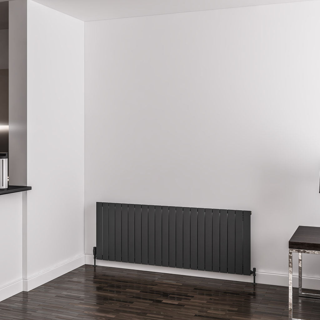 Eastbrook Addington Aluminium Radiator 600 x 1624 mm Type 10 - Mat Antraciet