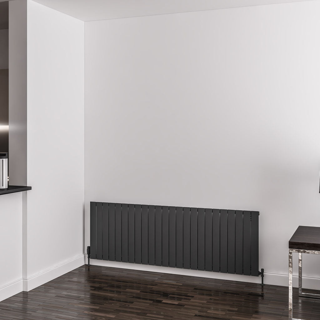 Eastbrook Addington Aluminium Radiator 600 x 1772 mm Type 10 - Mat Antraciet