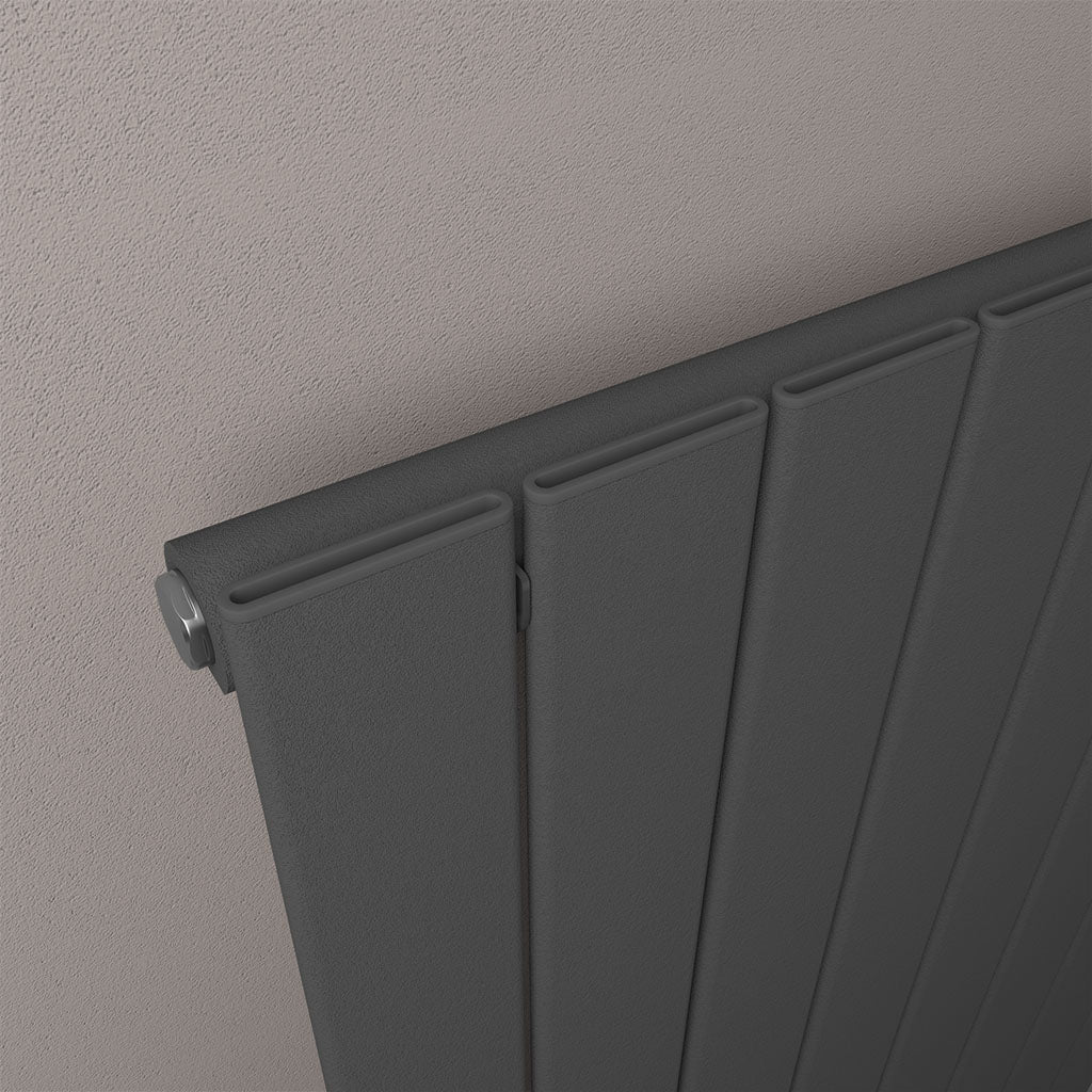 Eastbrook Addington Aluminium Radiator 600 x 1772 mm Type 10 - Mat Antraciet