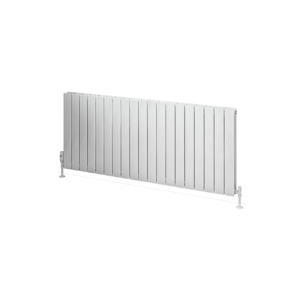 Eastbrook Addington Aluminium Radiator 600 x 1402 mm Type 20 - Glans Wit