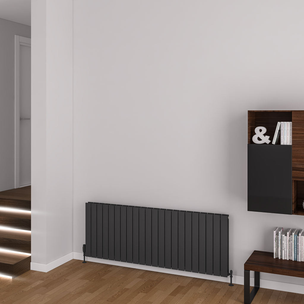 Eastbrook Addington Aluminium Radiator 600 x 1624 mm Type 20 - Mat Antraciet